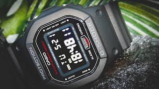 DW-5600HR-1 / Black and Red ⚫🔴 Heritage Layered Band
