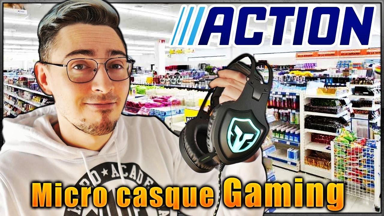 J'AI ACHETÉ UN MICRO CASQUE GAMING 16€ CHEZ ACTION (IL EST