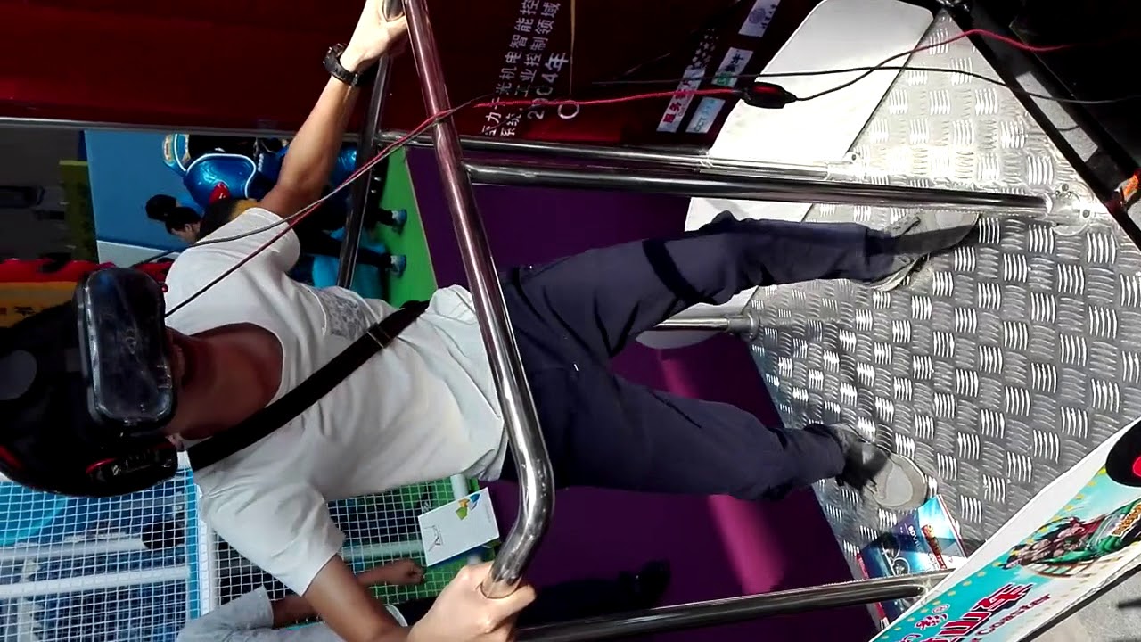 vr standing roller coaster