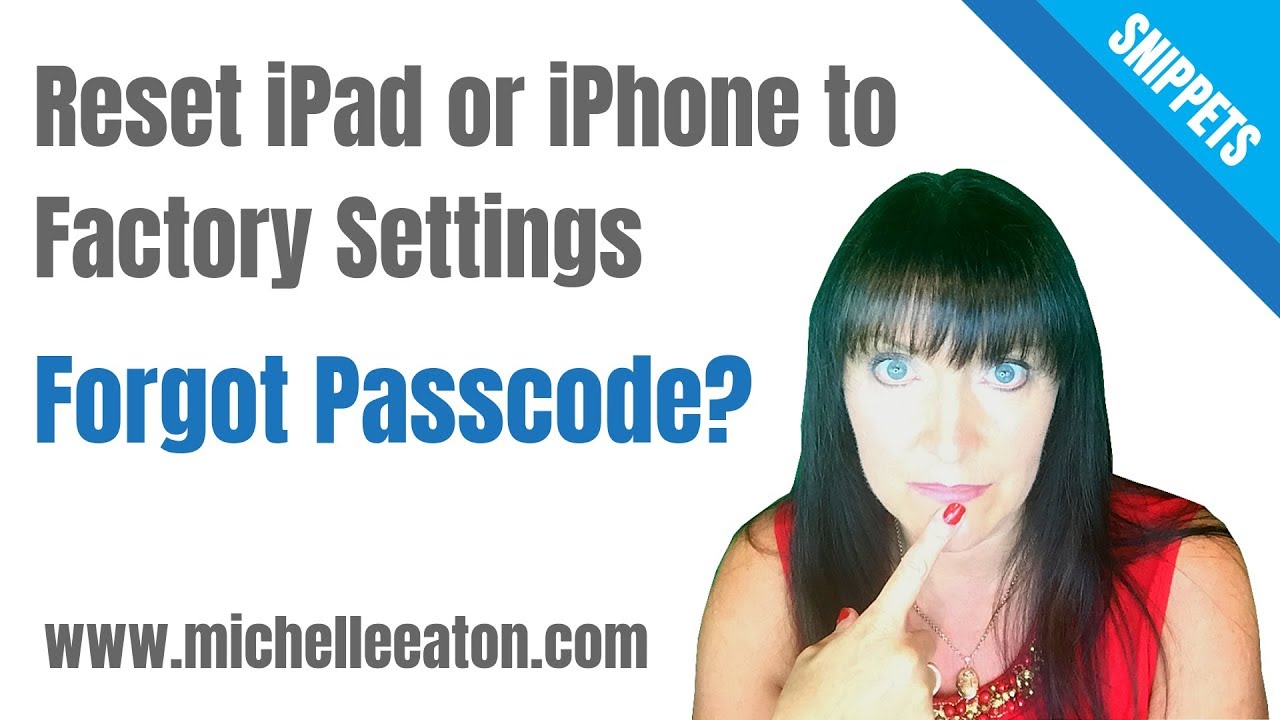 hard reset ipad without password
