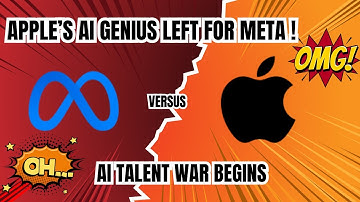 Apple’s AI Genius Left for Meta! |The War for AI Talent Begins #apple #shorts  #trending #viral #ai