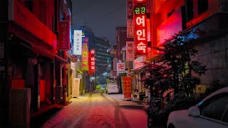 Walk at dawn in a strange snowy city  |  4K UHD 60fps by Seoul Trip Walk 17,081 views 1 year ago 1 hour