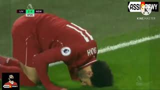 ملخص أهداف مباراة ليفربول ونيوكاسل 4-0 .