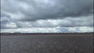 Cloud formation over Brean down