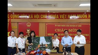 Huyện Kỳ Anh làm việc với Đoàn cán bộ, học viên Học viện Chính trị khu vực 1