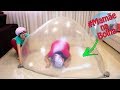 DESAFIO DA BOLHA GIGANTE DE SLIME MÃE E FILHA - FÉRIAS #08 | Luluca