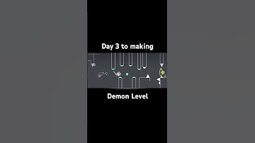 Day 3 to making Demon Level #creator #gd #games #geometrydashplayer #shorts