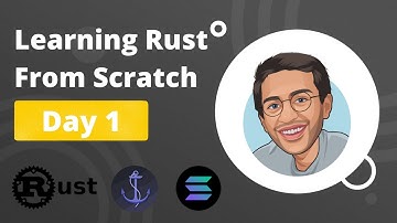 [Day 1 Part 1] Learning Rust From Scratch