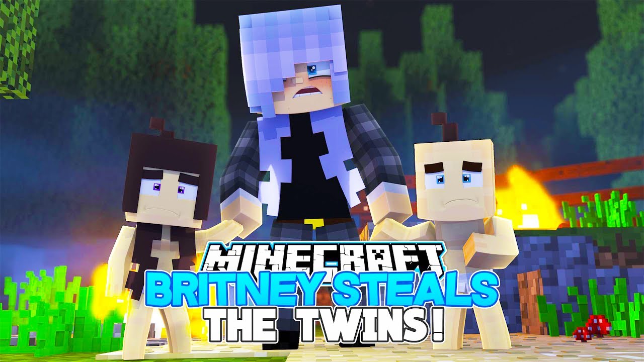 Minecraft Britney Rp HYPNOTISED BRITNEY STEALS THE BABIES w/Little Carly and Little Leo ...