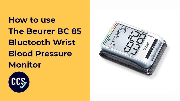 Beurer Wrist Blood Pressure Monitor, Adjust. Large Cuff, BC81 