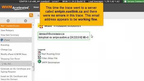 Using Mail Troubleshooter In Whm By webanchor.net