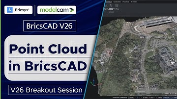 BricsCAD Pro and point cloud data | V26 Breakout Session - Modelcam