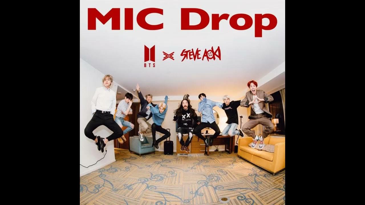 Песня bts mic drop. BTS Mic Drop Steve Aoki. Mic Drop Steve Aoki Remix. BTS Mic Drop Steve Aoki Remix. Mic Drop BTS обложка.