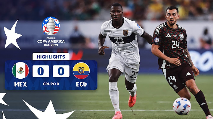 MÉXICO 0-0 ECUADOR | HIGHLIGHTS | CONMEBOL COPA AMÉRICA USA 2024™