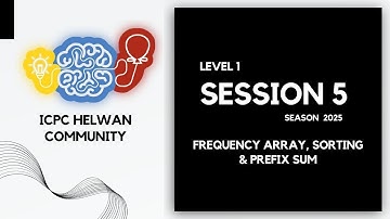 Frequency Array, Bubble Sort & Prefix Sum ● Week 5 - Level 1 S