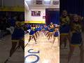 🏀 WHO WANT THE SMOKE 💙💛 #cheer #cheerleading #highschoolbasketball