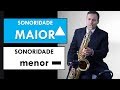 Tom Maior e Tom menor - sonoridade landersax  '◡'