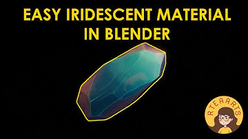 IRIDESCENT MATERIAL IN BLENDER | BEGINNER TUTORIAL