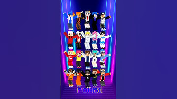 Điệu Nhảy Con Gà cùng Hội Tụ Em Bé Youtuber Minecraft #shorts