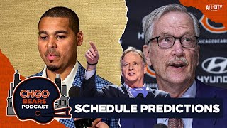 Chicago Bears schedule predictions: Who will Caleb Williams face Week 1 | CHGO Bears Podcast