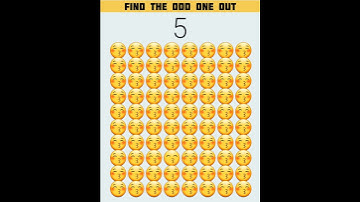 Find the odd one out |puzzle game |on Prakash media| #shorts #puzzlegame #video #emoj