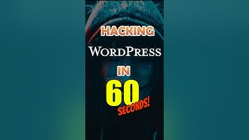 Wordpress website attack in 60sec #wordpress #ethicalhacking