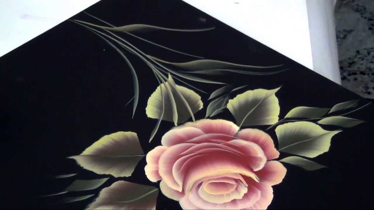 Pinceladas Decorativas La Rosa Youtube