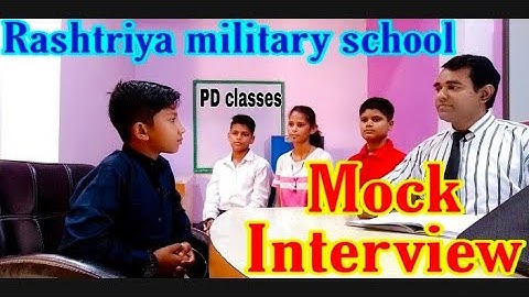 RMS military school Interview video | Interview Guide