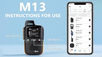 M13 Global Free-APP 4G PoC Radio Operation Tutorial #tidradio #4g #publictalk #talktome #rapid