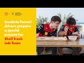 Watch Charles Leclerc &amp; Carlos Sainz Prepare Gingerbreads for the Shell Track Lab Team