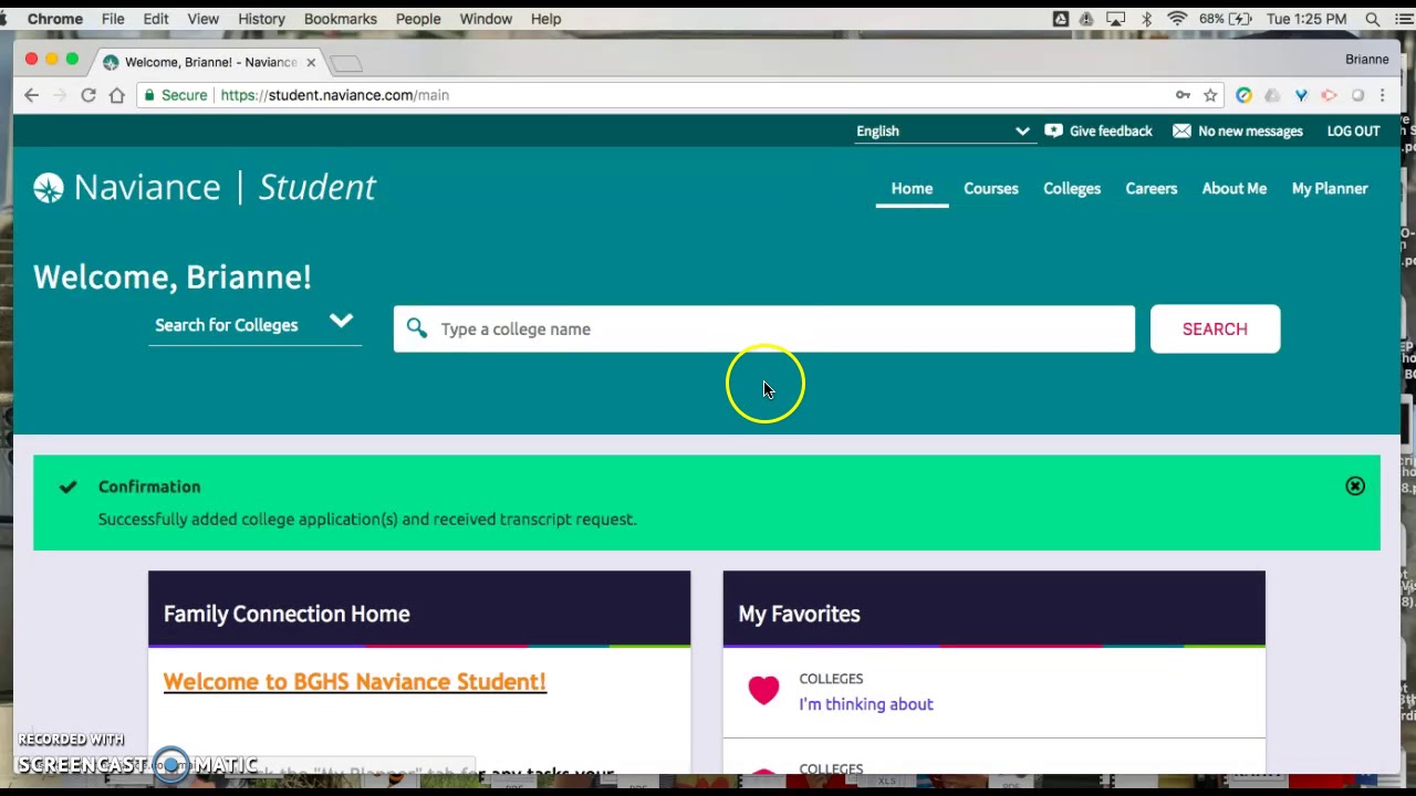 18 19 How To Add College Application In Naviance YouTube