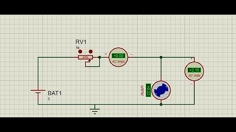 How to control Speed of a DC motor(Proteus Simulation)