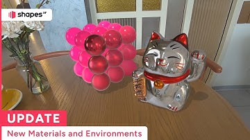 ShapesXR Update: New Materials and Environments
