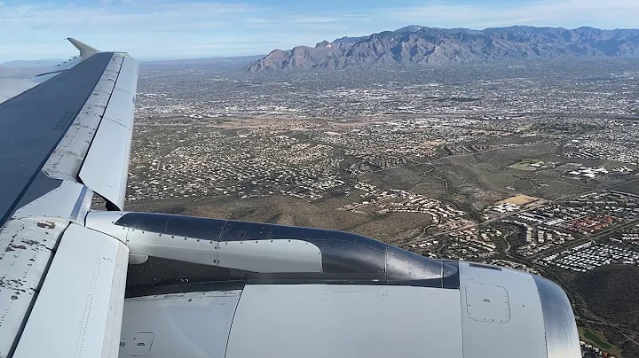 American Airlines A320 Landing in Tucson International Airport | Tucson, AZ (TUS)
