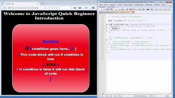 Javascript Conditional Statements