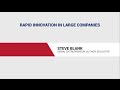 Steve blank rapid innovation in large companies