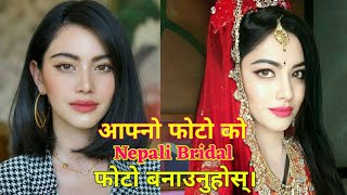 Bridal Photo Editing in Faceapp | Nepali Bride Faceapp screenshot 5