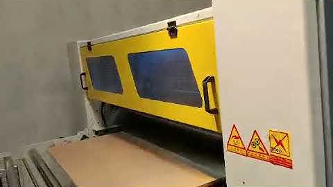 Acrylic MDF PUR lamination machine line