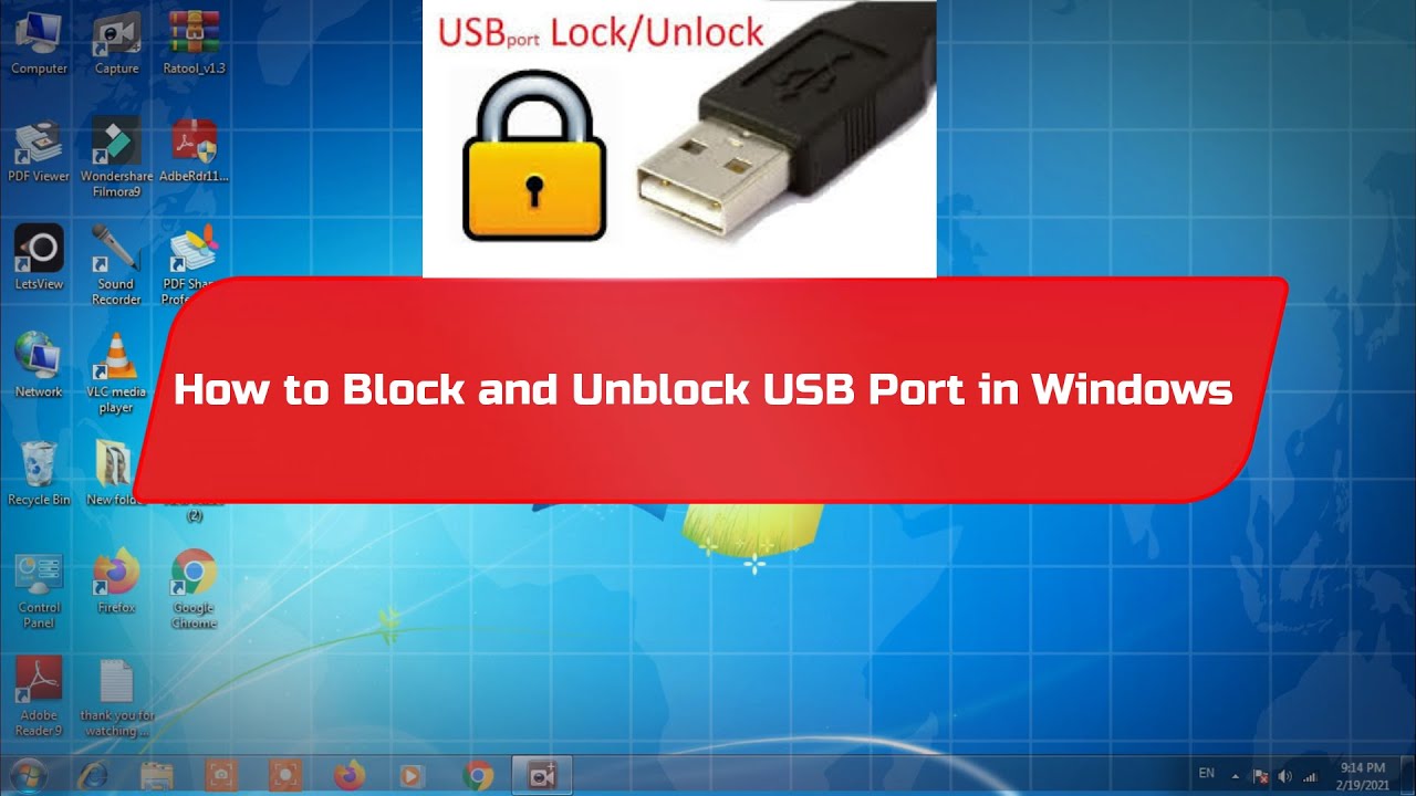 How to Block and Unblock USB Port in Windows How to Disable or Enable