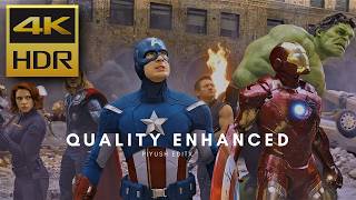 4K HDR - Chitauri Invasion - The Avengers (2012) #trending