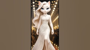 Meow Fashion show 2  #animation #funnyanimal #funny #funnycat #kitty #cat #funnypet #shortsvideo