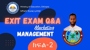 Full Solution to the 2016 Marketing Management Exit Exam  part 2