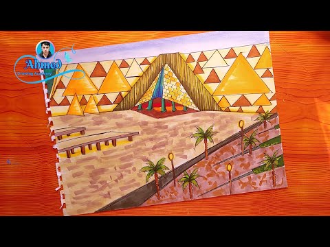 Drawing Of The New Egyptian Museum 3 Drawing Of The New Egyptian Museum  Drawing Of The New Egyptian Museum 3 Drawing Of The New Egyptian Museum