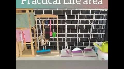 Montessori Practical Life Activity : Transferring large beans with a spoon