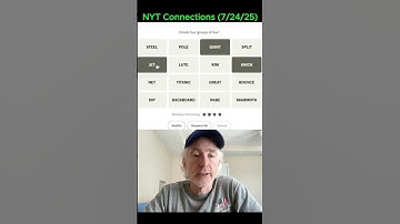 Fell for the red herring! 😬 🚫🟡🔵🟢🟣 NYT Connections No. 774 [July 24, 2025] #shorts