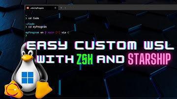 Easy custom WSL with ZSH and Starship [Windows Terminal]