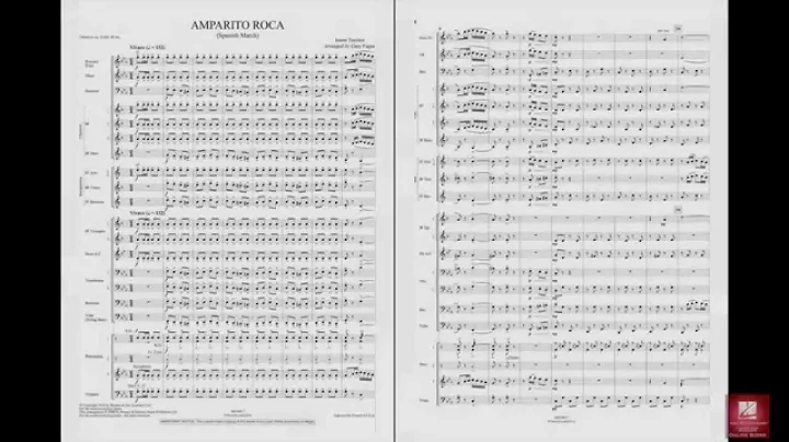 Amparito Roca by Jaime Texidor/arr. Gary Fagan