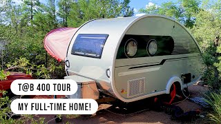 RV TOUR  |  Fulltime Tiny Trailer Living  |  T@B 400