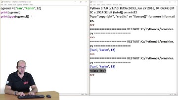8- PYTHON // Listeler