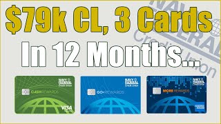 $79k In Credit,  Across 3 Cards in Just 12 Months!  NFCU Case Study! (Navy Federal Credit Union)